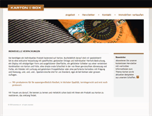 Tablet Screenshot of kartonbox.ch
